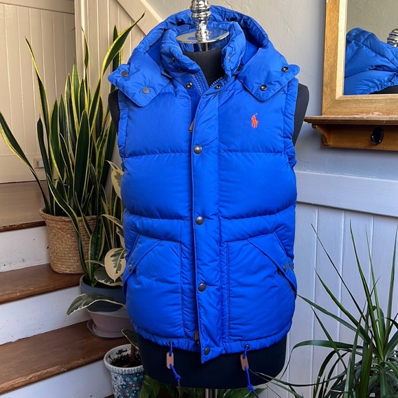 NWT Polo Ralph Lauren Elmwood Down Vest in Sapphire Star Blue - Picture 14 of 16